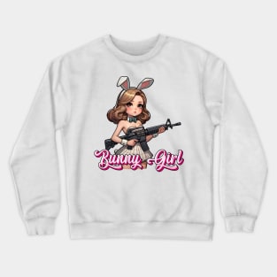 Tactical Bunny Girl Crewneck Sweatshirt